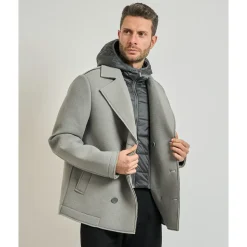 Ungefütterte, zweireihige Jacke