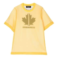 Unisex T-Shirt mit Ahornblatt-Print
