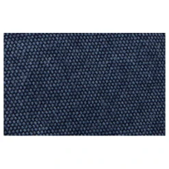 Unisex Wochenendtasche aus einfarbigem blauem Baumwoll-Canvas