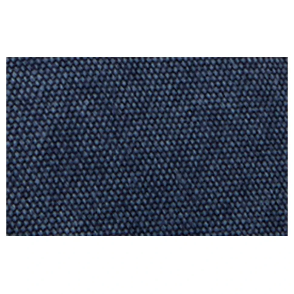 Unisex Wochenendtasche aus einfarbigem blauem Baumwoll-Canvas