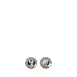 V Button Clip Ohrringe