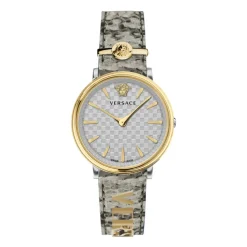V CIRCLE Grau-Gold Damen Uhr