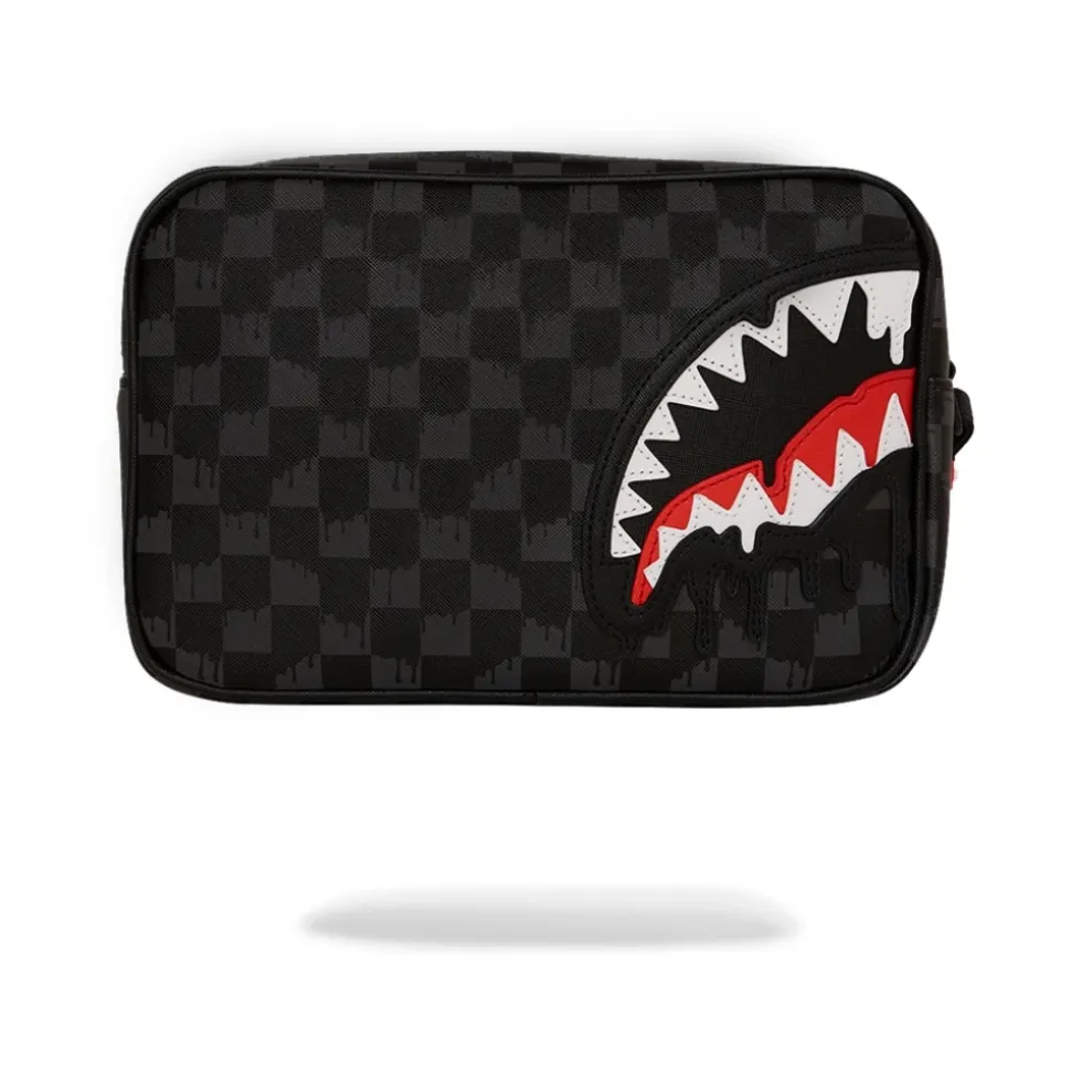 Veganleder Beauty Case Pochette Shark
