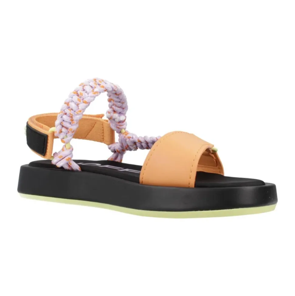 Velcro Festival Flache Sandalen