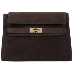 Velour Schultertasche
