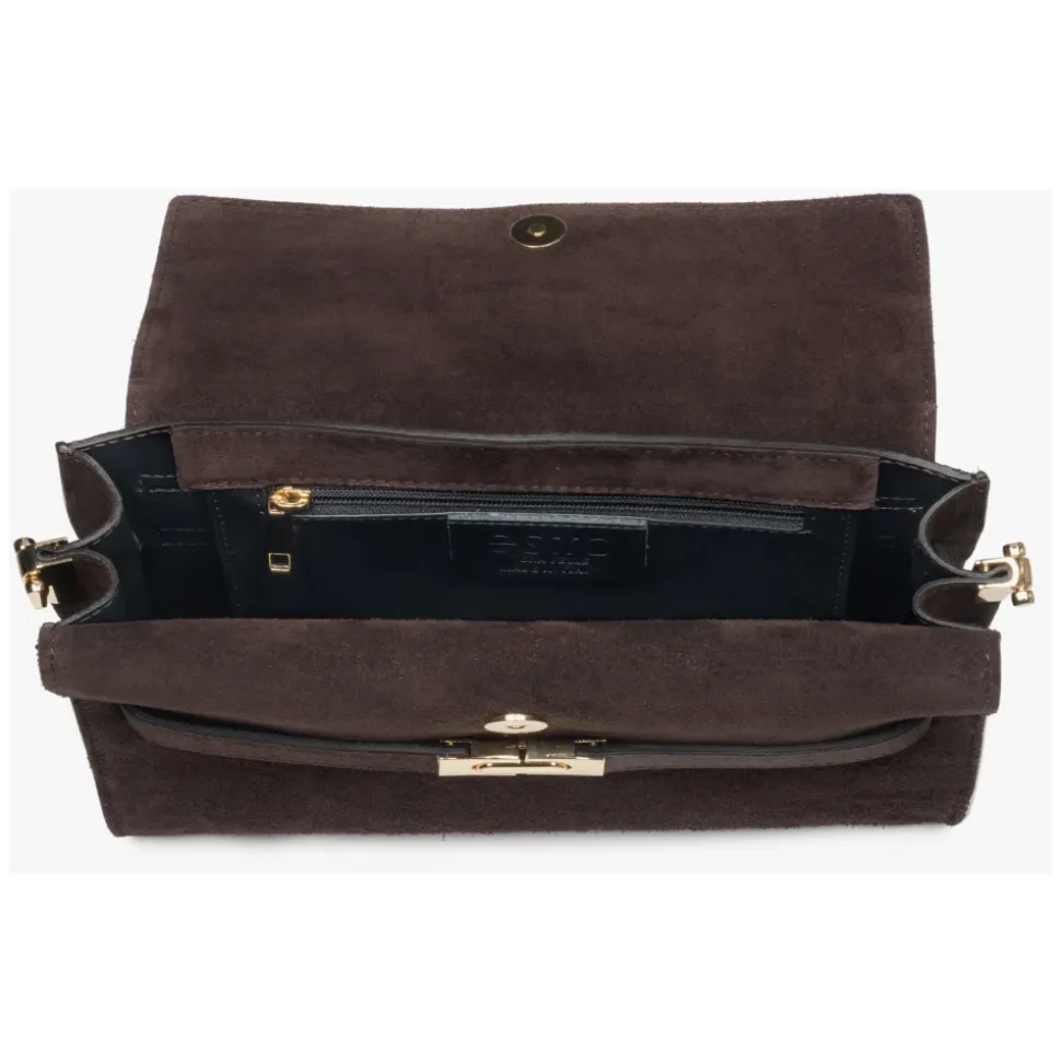 Velour Schultertasche