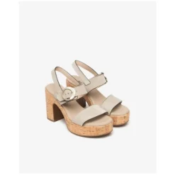 Velours Marsala High Heel Sandalen