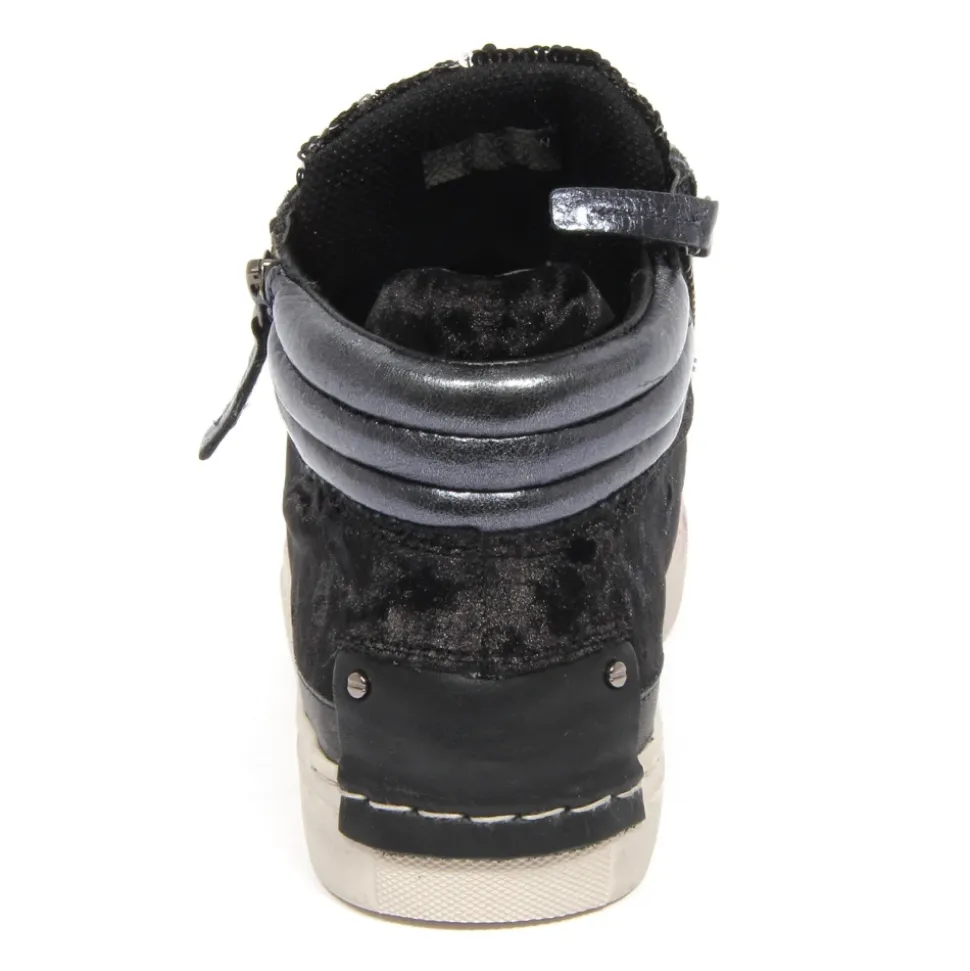 Velvet Paillettes Sneakers