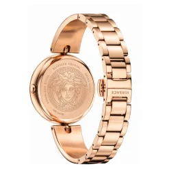 Versace Damenuhr Palazzo Empire Rose Gold Edelstahl 39mm VCO110017