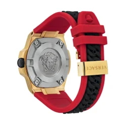 Versace Herren Armbanduhr Chain Reaction gold/rot VEDY00319