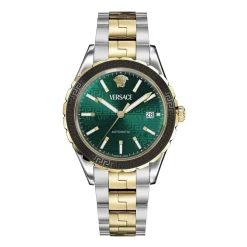 Versace Herren-Armbanduhr Hellenyium Grün VEQCA0524