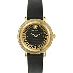 Versace Quarzuhr GRECA FLOURISH VE7F00323, Damenuhr, Goldfarben, Saphirglas, Swiss Made