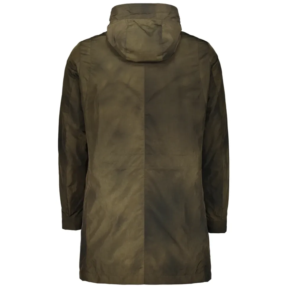 Verstellbare Kapuzenstoffjacke