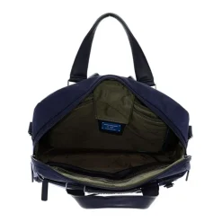 Vertikale Laptop- und iPad-Tasche Blau Unisex