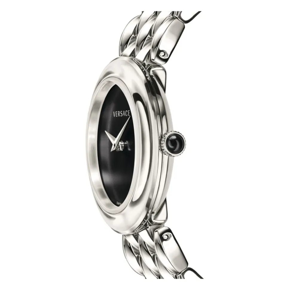 V-Flare Edelstahl Armbanduhr