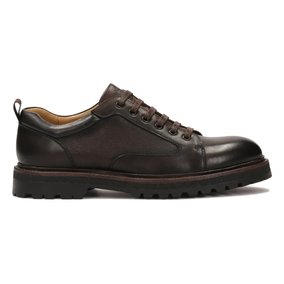 Vielseitige braune Lederschuhe