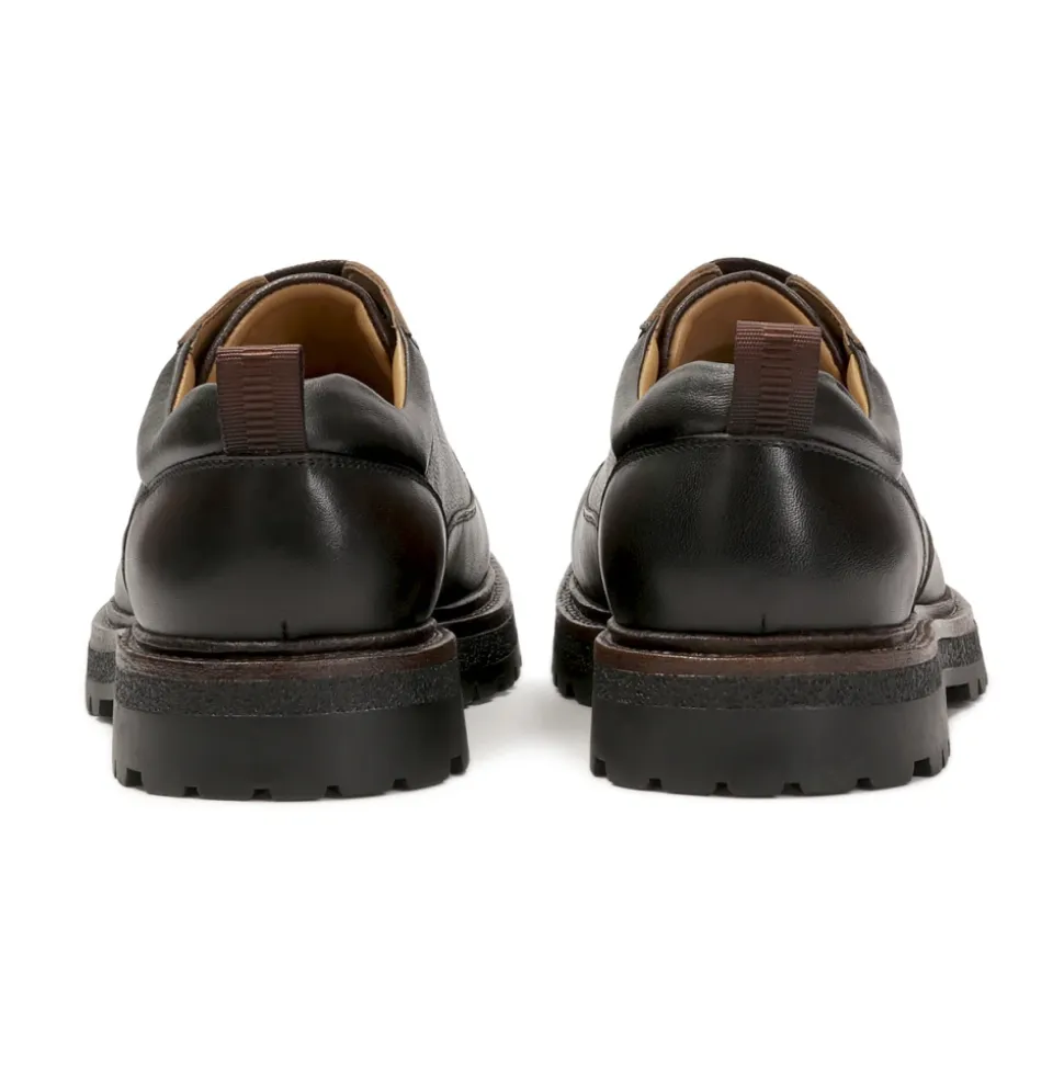 Vielseitige braune Lederschuhe