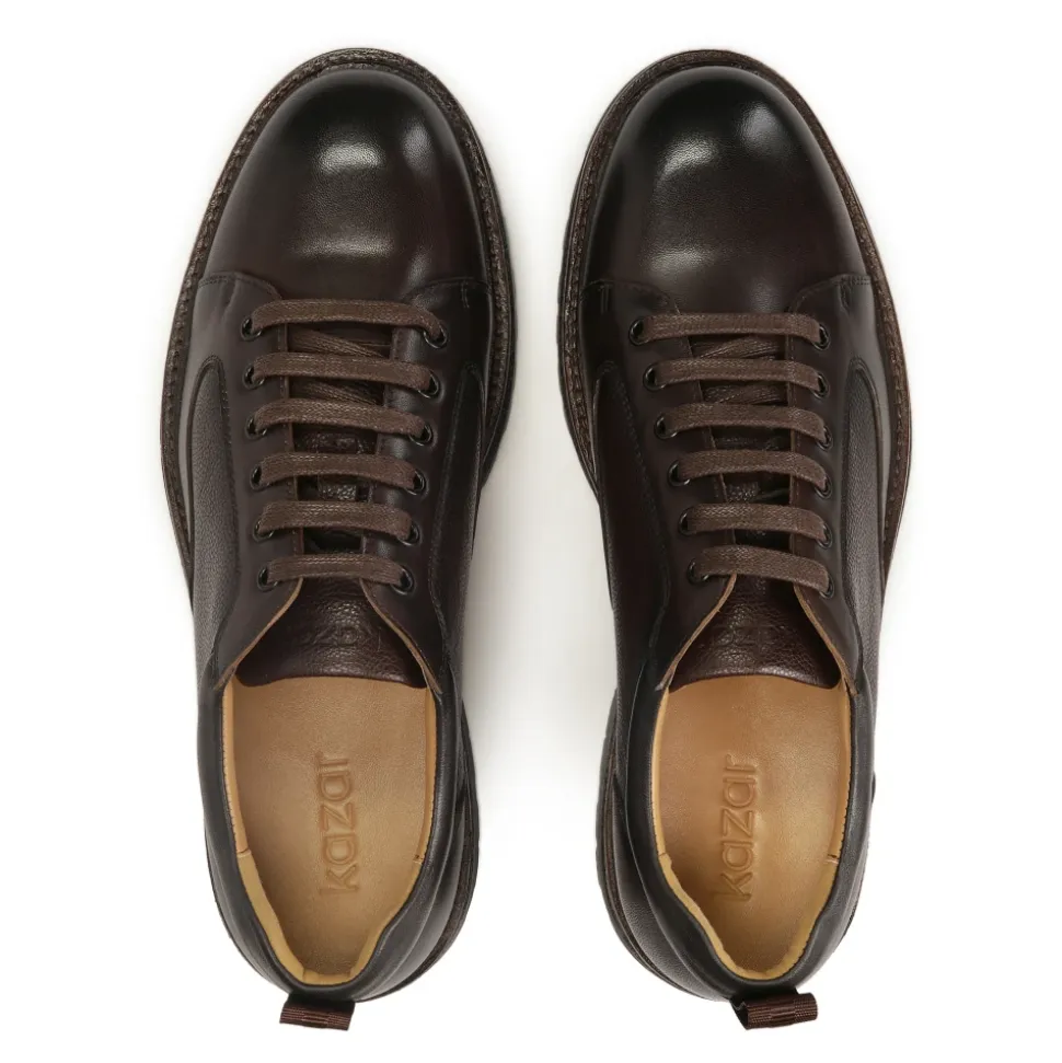 Vielseitige braune Lederschuhe