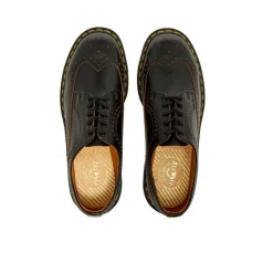 Vintage 3989 Quilon Leder Blucher Schuhe