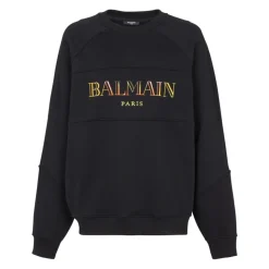 Vintage Balmain Oversize-Sweatshirt mit Stickerei