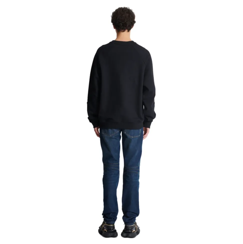 Vintage Balmain Oversize-Sweatshirt mit Stickerei