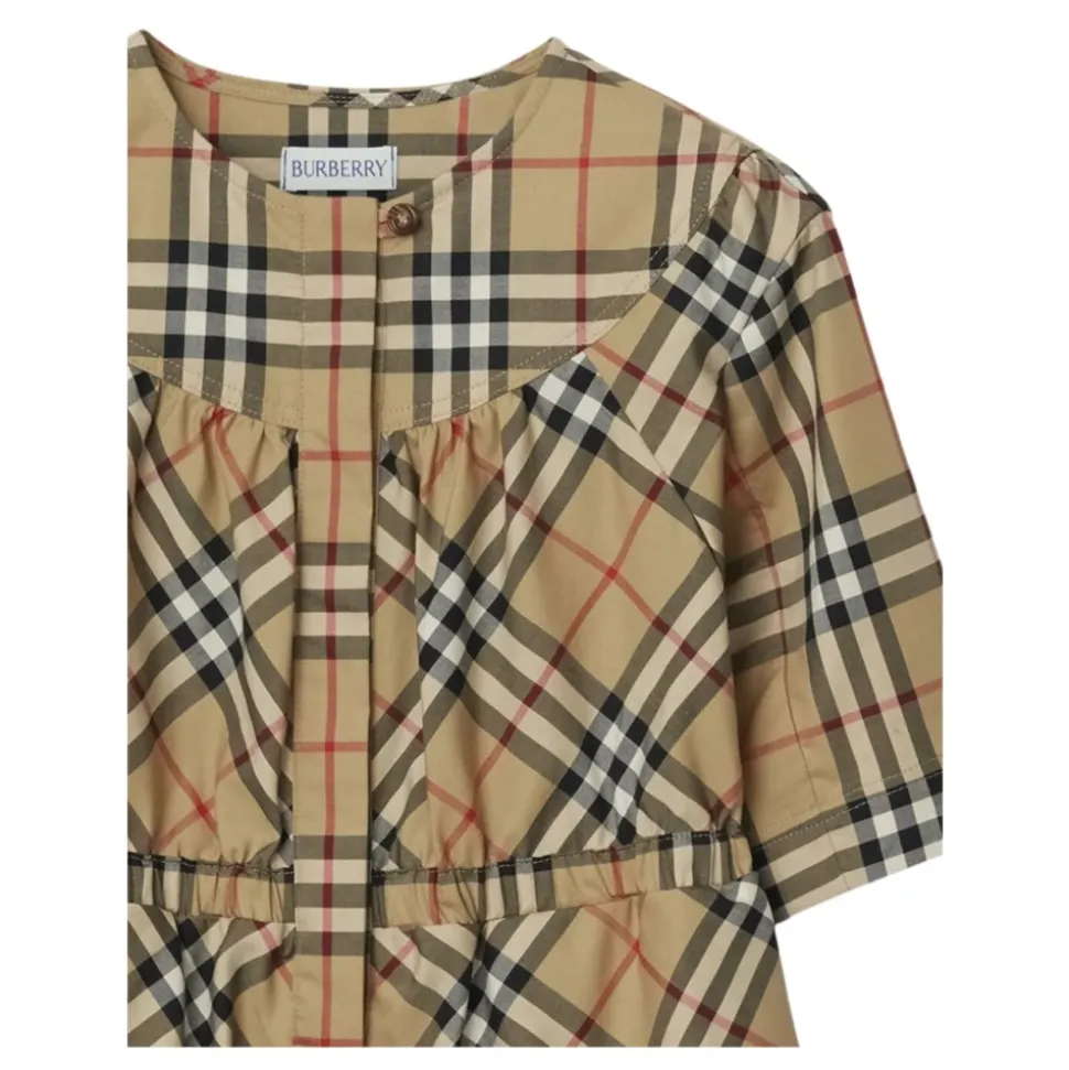 Vintage Check Baumwoll-Jumpsuit