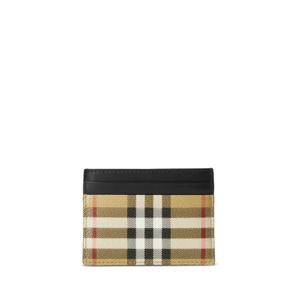 Vintage Check Geldbörsen in Beige