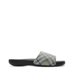 Vintage Check Slip-On Sandalen