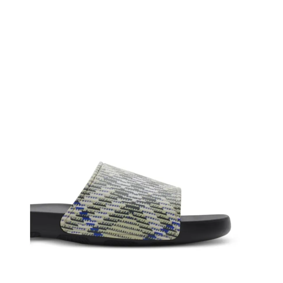 Vintage Check Slip-On Sandalen