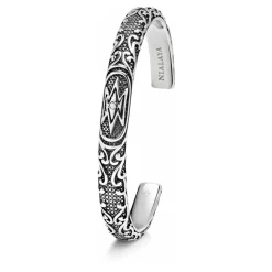 Vintage Cuff Bracelet in Silver