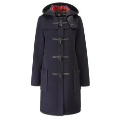Vintage Duffle Coat Navy Royal Stewart