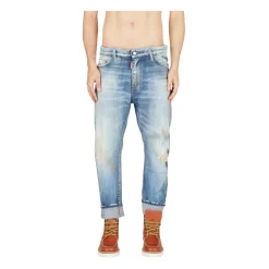Vintage Stil Bequeme Wide Leg Jeans