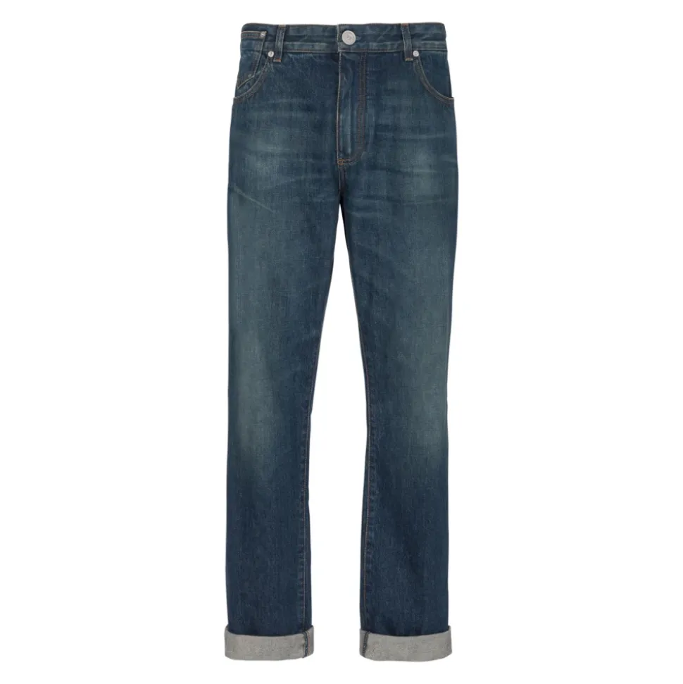 Vintage Straight-Leg Jeans