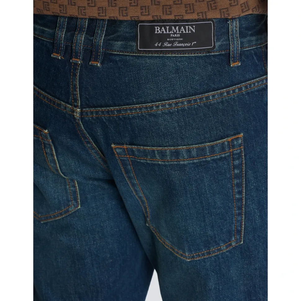 Vintage Straight-Leg Jeans
