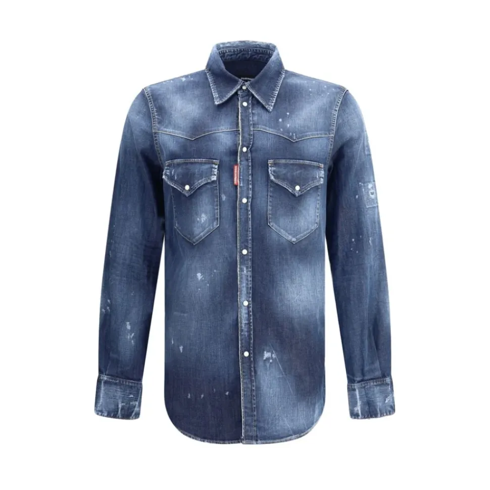 Vintage Western Denim Hemd