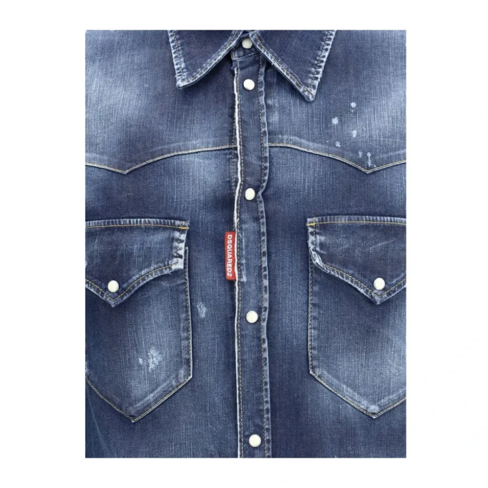 Vintage Western Denim Hemd