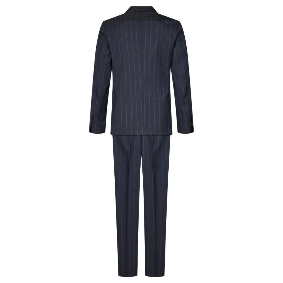 Virgin Wool Pinstripe Suit