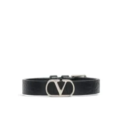 Vlogo Signature Armband aus genarbtem Kalbsleder