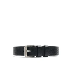 Vlogo Signature Armband aus genarbtem Kalbsleder