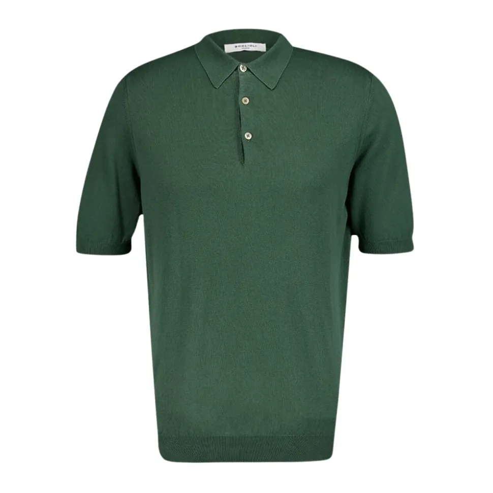 Waldgrünes Poloshirt
