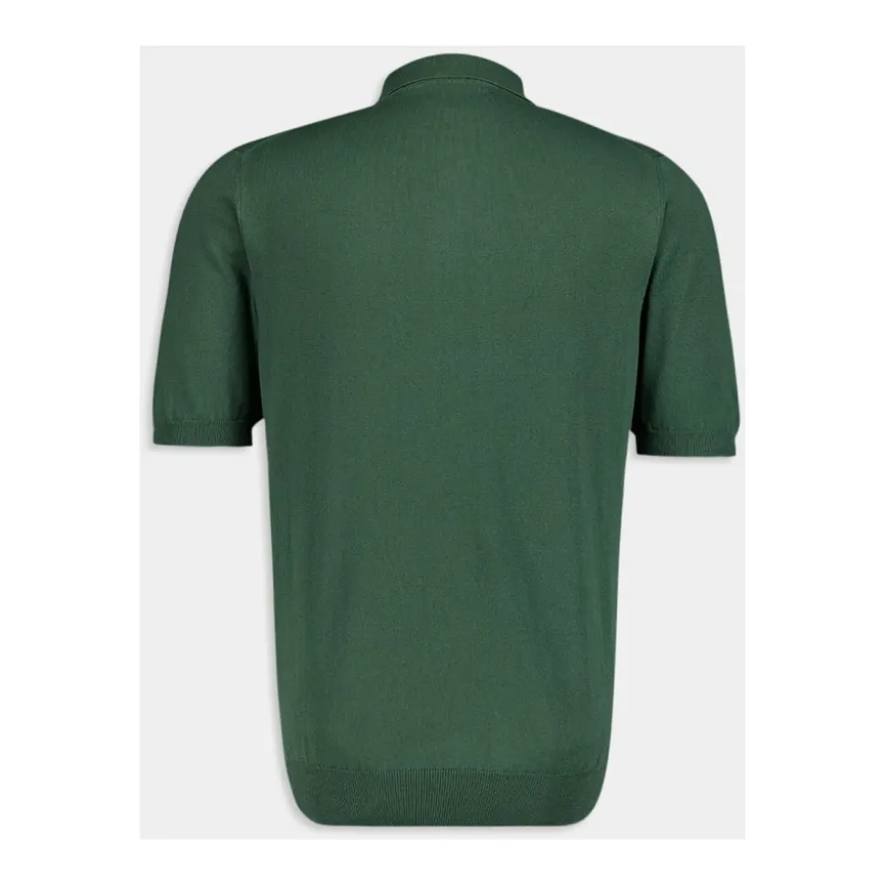 Waldgrünes Poloshirt