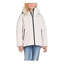 Wasserabweisende Jacke mit hohem Kragen