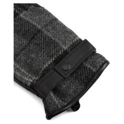 Wasserdichte Tartan Wollmischlederhandschuhe