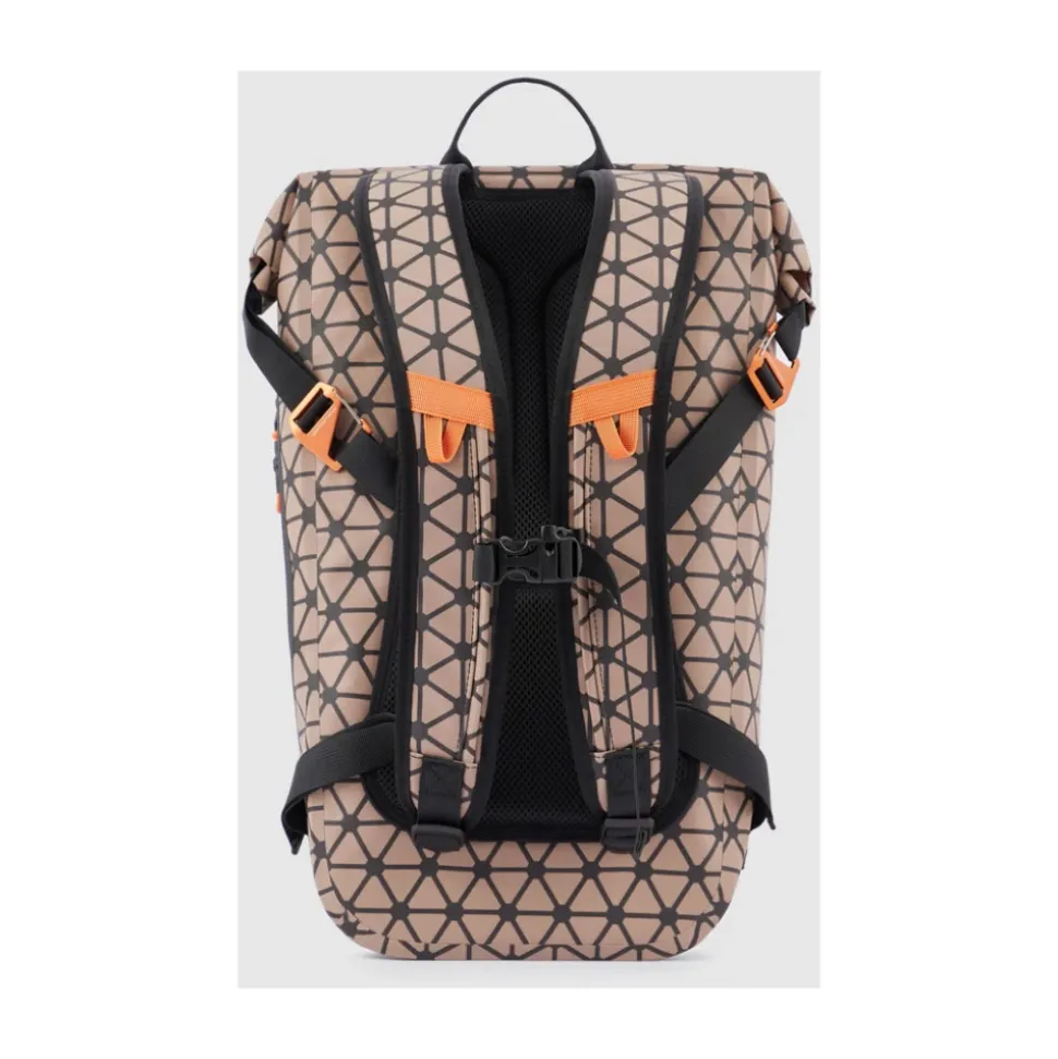 Wasserdichter Rolltop-Rucksack aus 40% recyceltem Gewebe