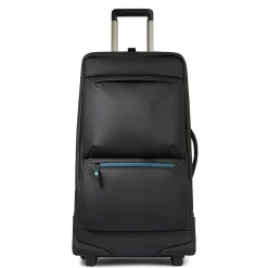 Water resistant duffle bag with wheels