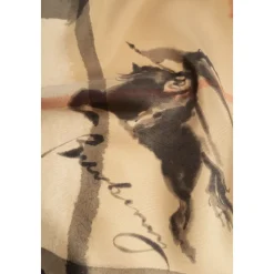 Watercolour Check Seidenschal