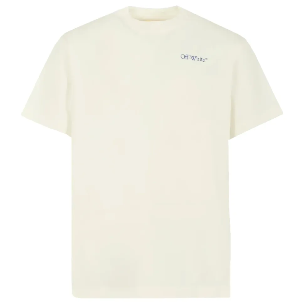 Weiß Blau T-Shirt
