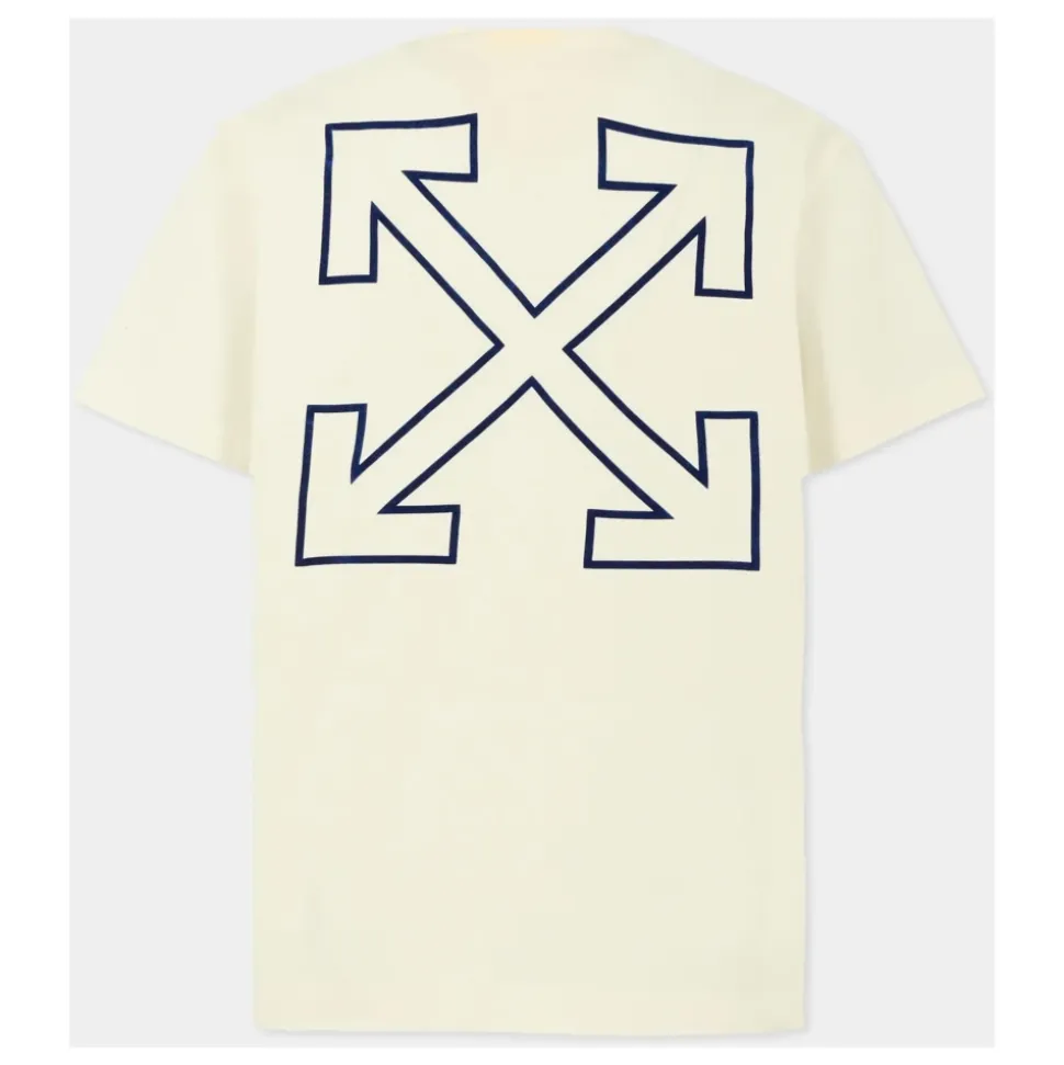 Weiß Blau T-Shirt