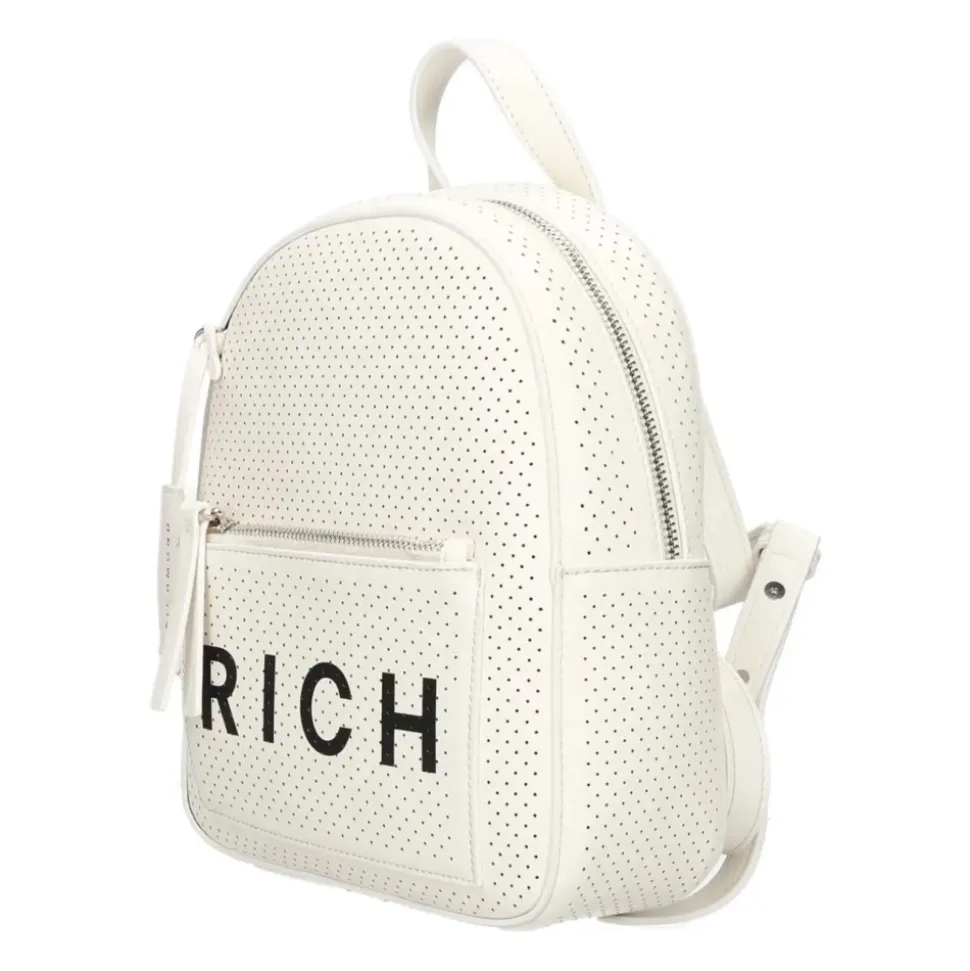 Weiß Schwarz Rucksack Stilvolles Modell