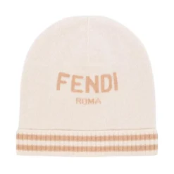 Weiche Cashmere Beanie mit Inlay-Logo